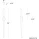 Beyond Solitude LED 6.6 inch Antique Nickel Wall Sconce Wall Light, Beyond