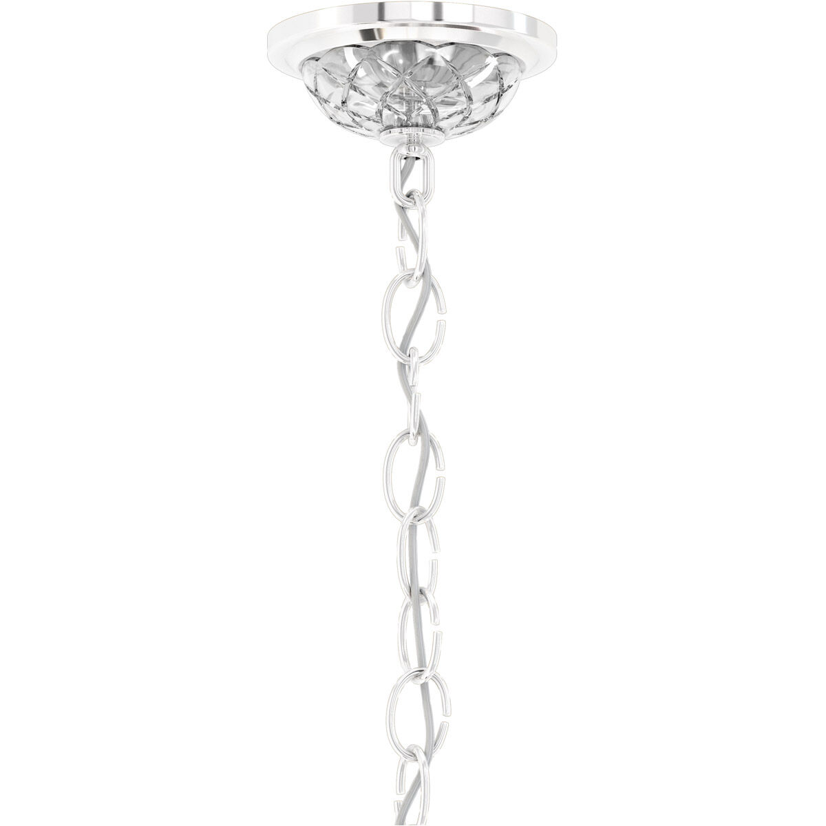 Sterling 7 Light 25 inch Polished Silver Chandelier Ceiling Light in Swarovski