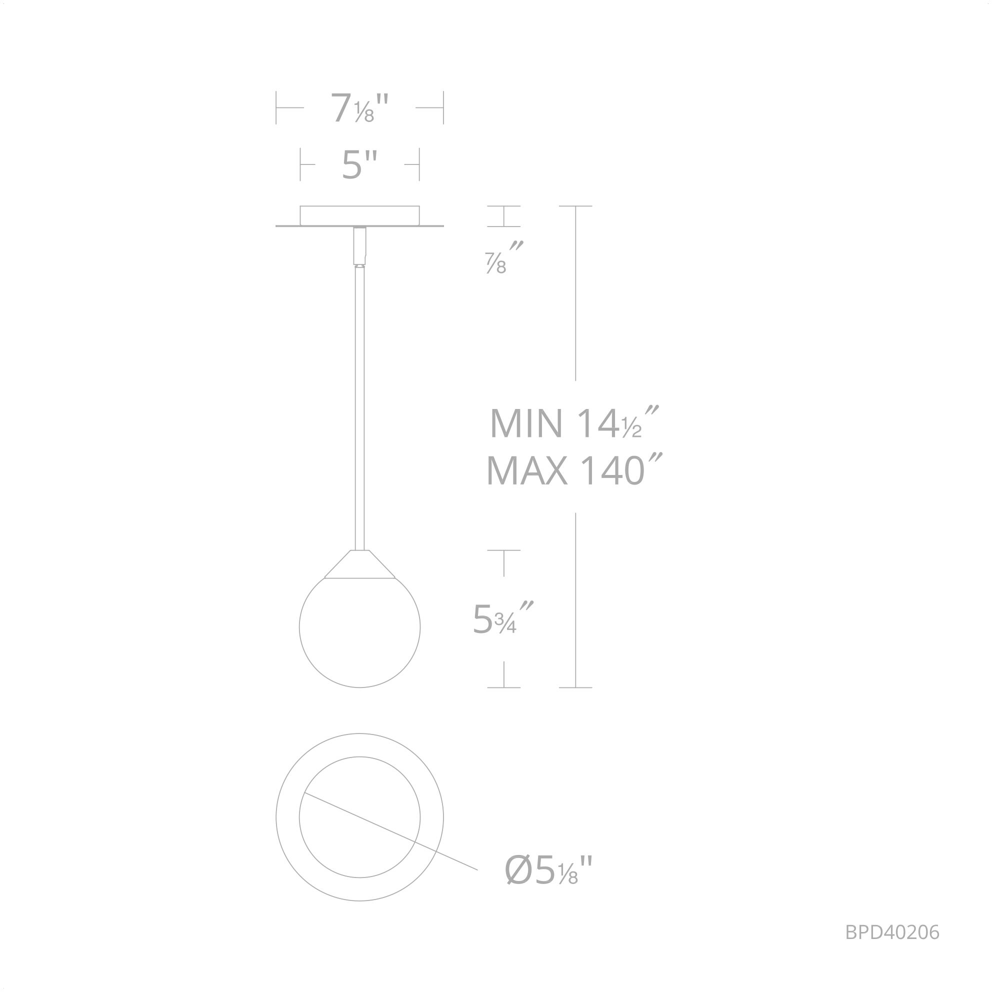 Quest LED 7.13 inch Aged Brass Mini Pendant Ceiling Light, Beyond