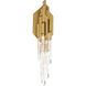 Beyond Organza LED 3.93 inch Aged Brass ADA Wall Sconce Wall Light