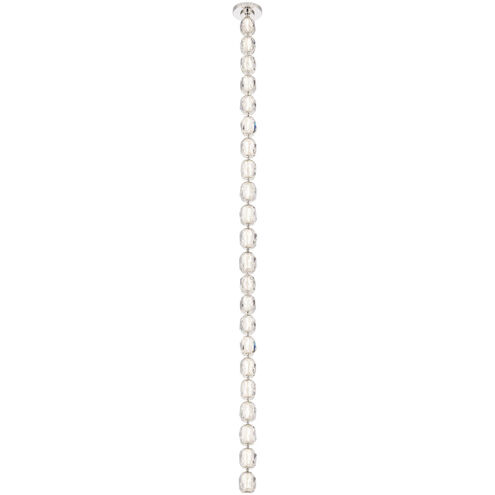 Forever Seduction LED 80.5 inch Polished Nickel Modular Pendant Ceiling Light, Remote Driver