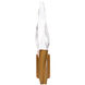 Kindjal LED 4 inch Aged Brass ADA Wall Sconce Wall Light, Beyond
