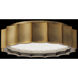 Signature Tarte LED 11.75 inch Aged Brass Flush Mount Ceiling Light