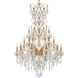 Century 20 Light 37 inch Heirloom Gold Chandelier Ceiling Light