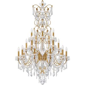 Century 20 Light 37 inch Heirloom Gold Chandelier Ceiling Light