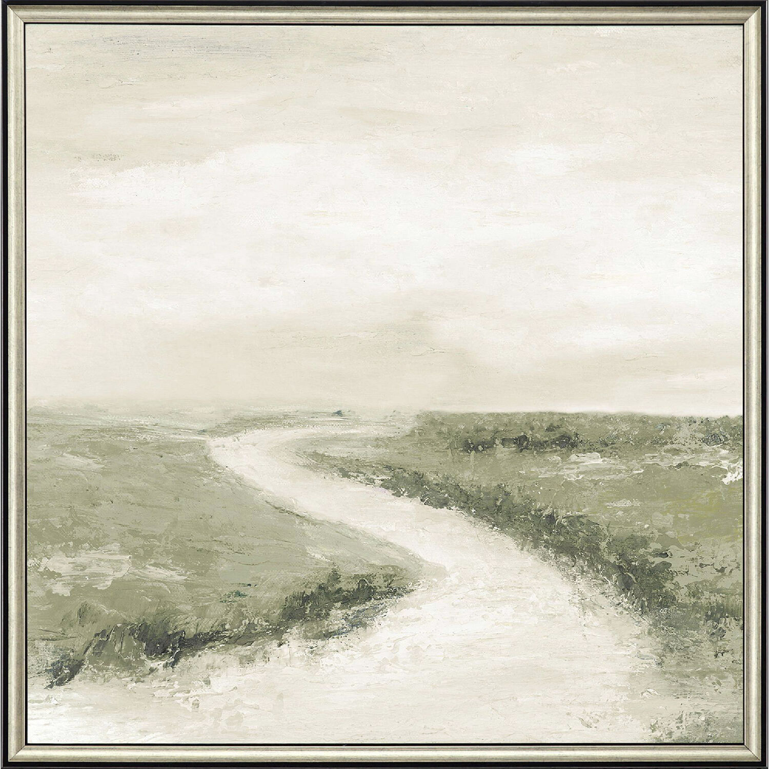 Waterside 29 X 29 inch Non-Glass Framed Art, Propac