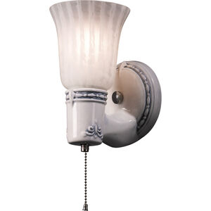 American Classics 1 Light 5 inch Brushed Nickel and Celadon Green Crackle Wall Sconce Wall Light