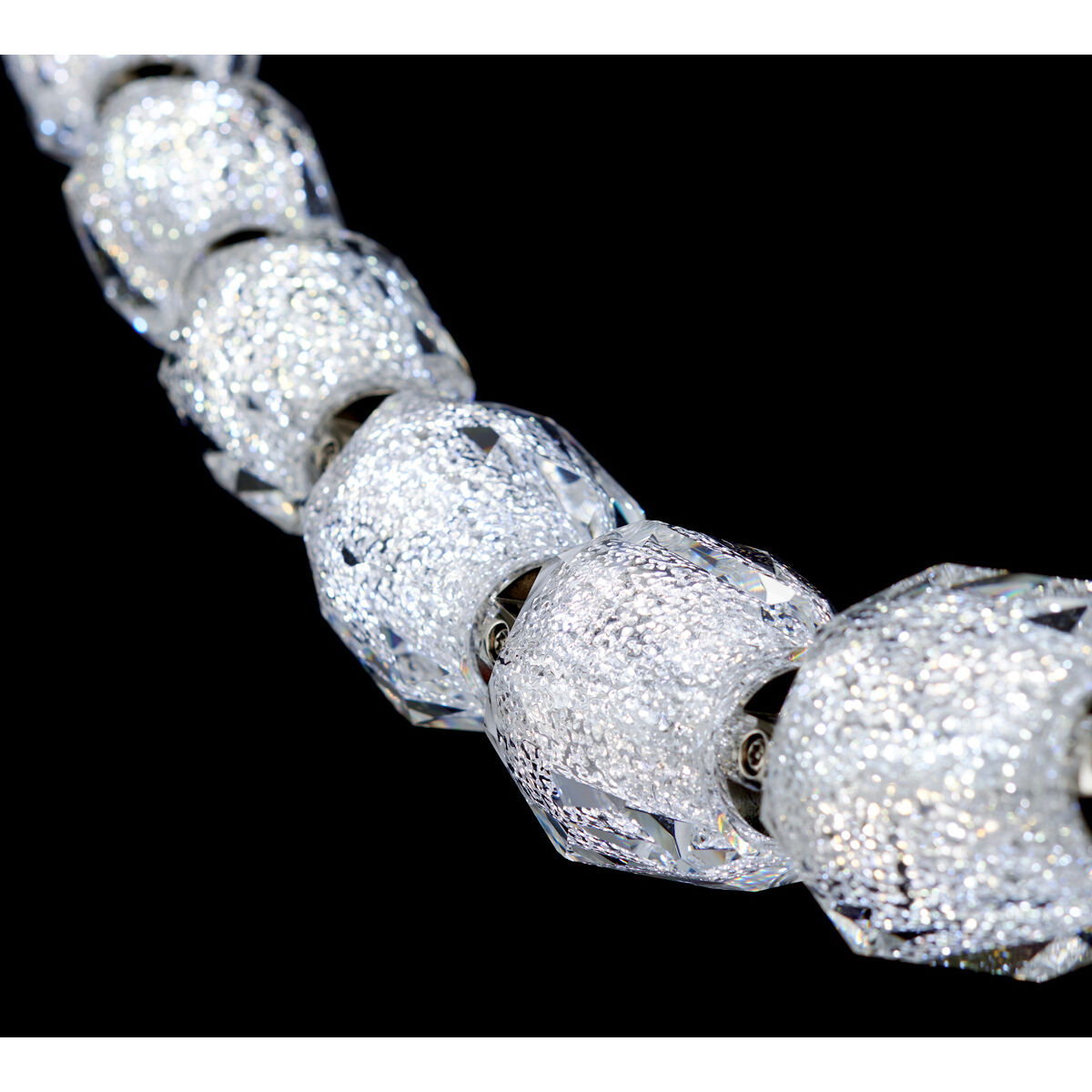 Forever Seduction LED 102.1 inch Polished Nickel Modular Pendant Ceiling Light, Remote Driver