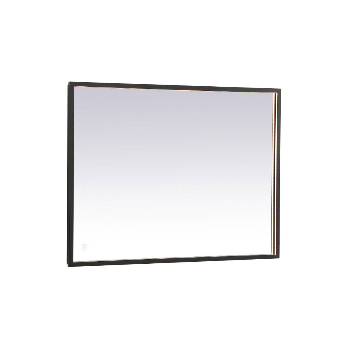 Pier 40 X 24 inch Black LED Mirror