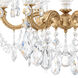 La Scala 6 Light 23 inch French Gold Chandelier Ceiling Light in French Gold Cast