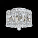 Plaza 4 Light 8 inch Polished Stainless Steel Flush Mount Ceiling Light in Spectra