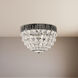Petit Crystal 3 Light 8 inch Aurelia Flush Mount Ceiling Light in Spectra