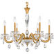 San Marco 6 Light 28.3 inch Heirloom Gold Chandelier Ceiling Light, Schonbek Signature
