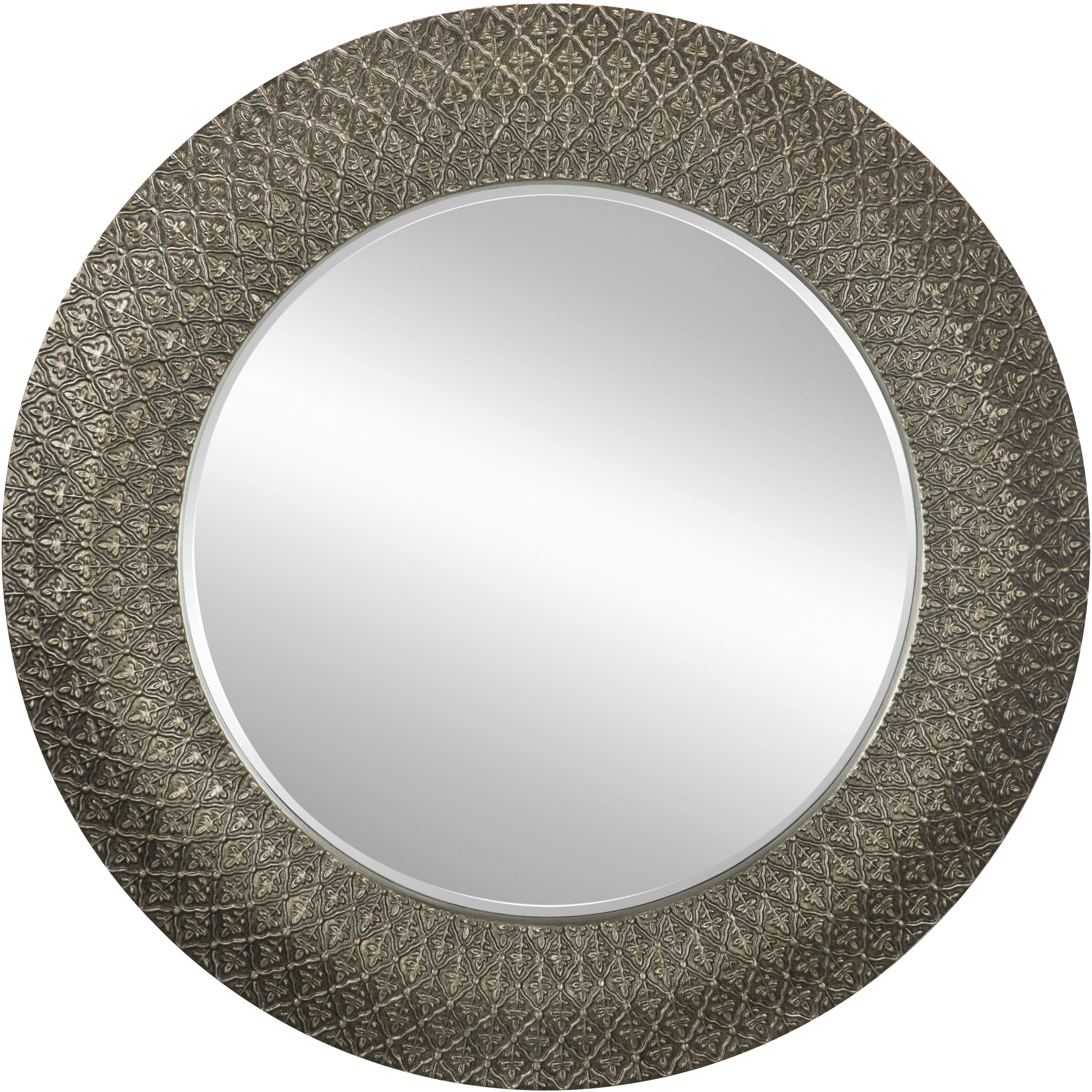 Anita 39.2 X 39.2 inch Silver Wall Mirror