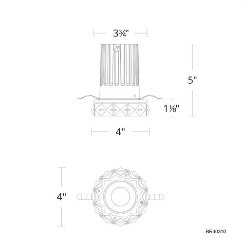 Xeo LED Module - Driver Chrome Recessed Light, Beyond