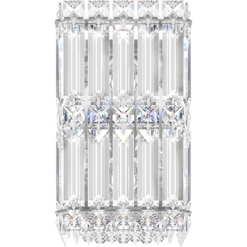 Quantum LED 4.5 inch Stainless Steel Wall Sconce Wall Light in Swarovski