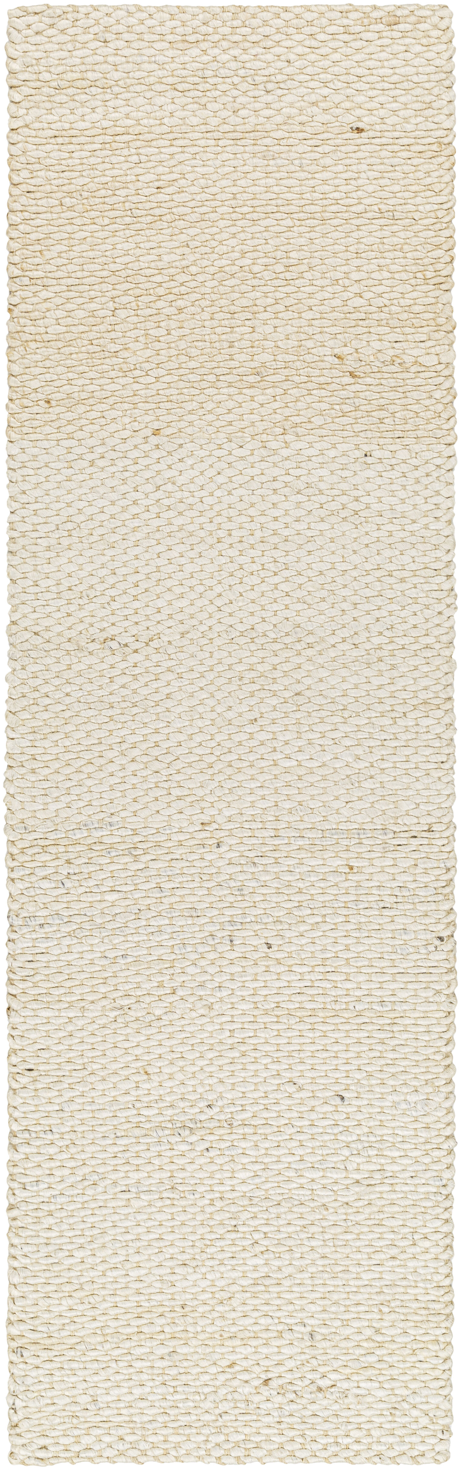 Coil Bleached 96 X 30 inch Beige Rug, Runner