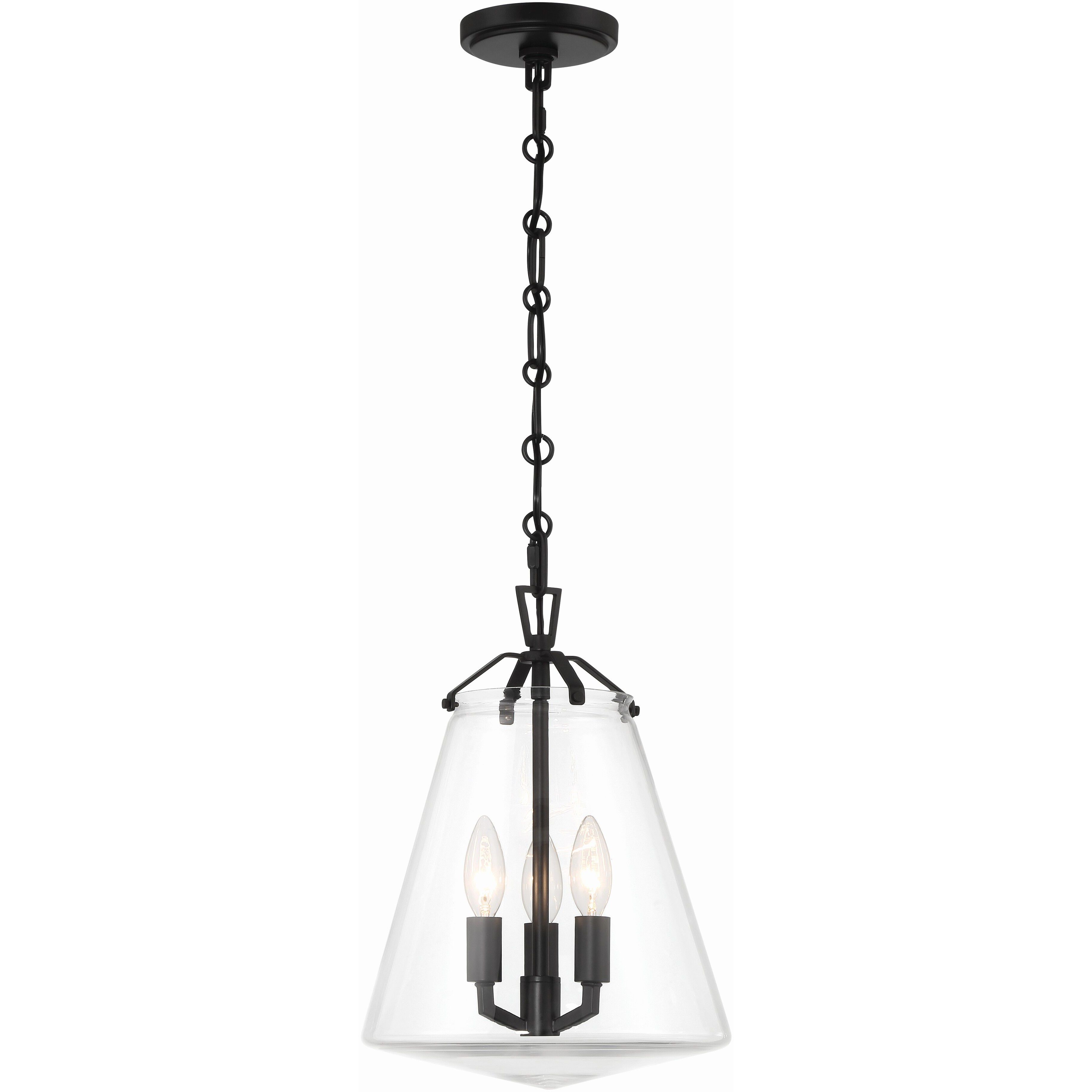 Voss Pendant Ceiling Light in Matte Black