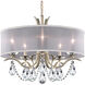 Vesca 5 Light Antique Silver Chandelier Ceiling Light in Radiance