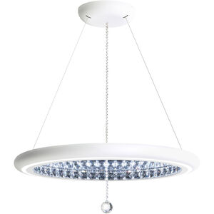 Infinite Aura LED 30 inch White Pendant Ceiling Light