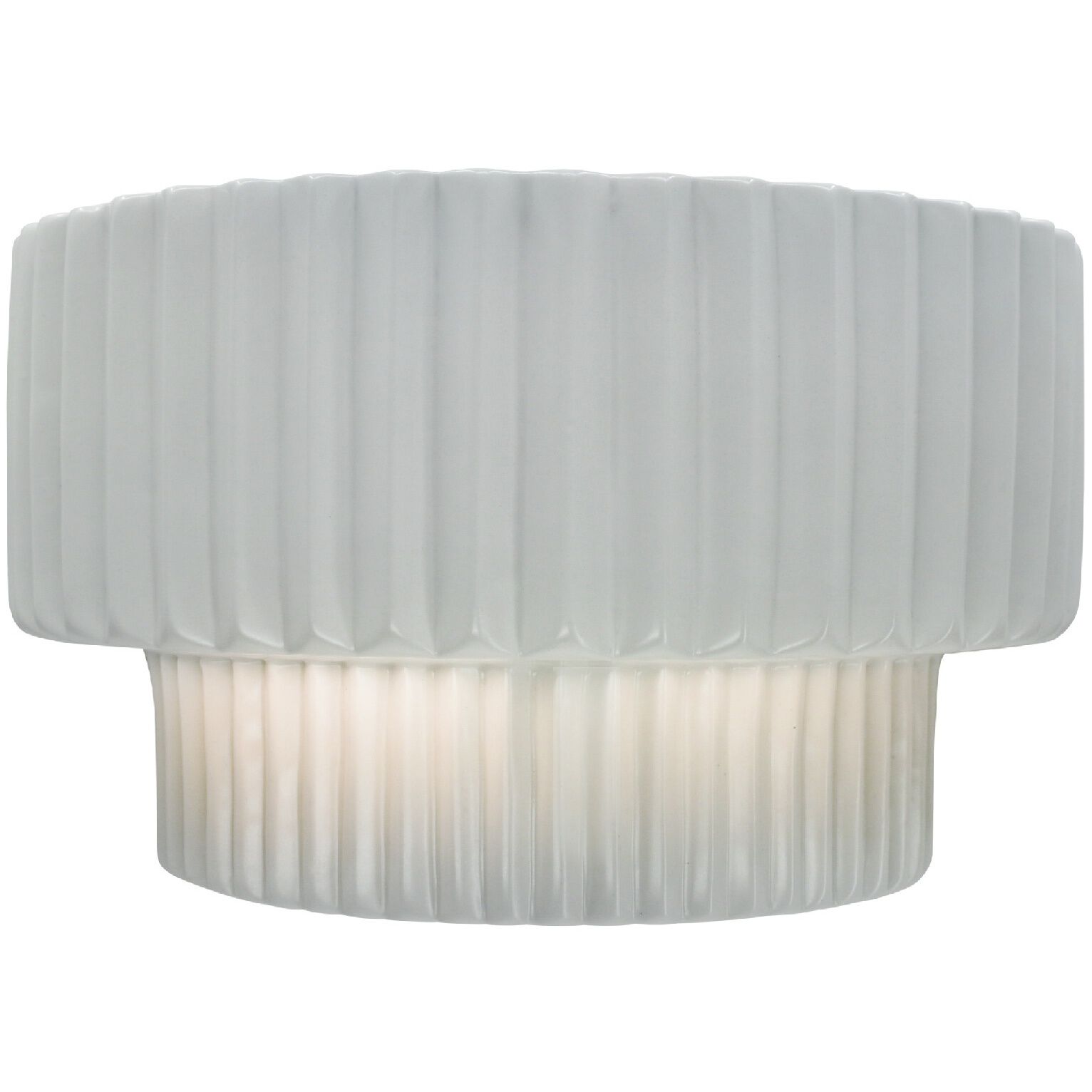 Ambiance LED 10 inch Gloss White Wall Sconce Wall Light