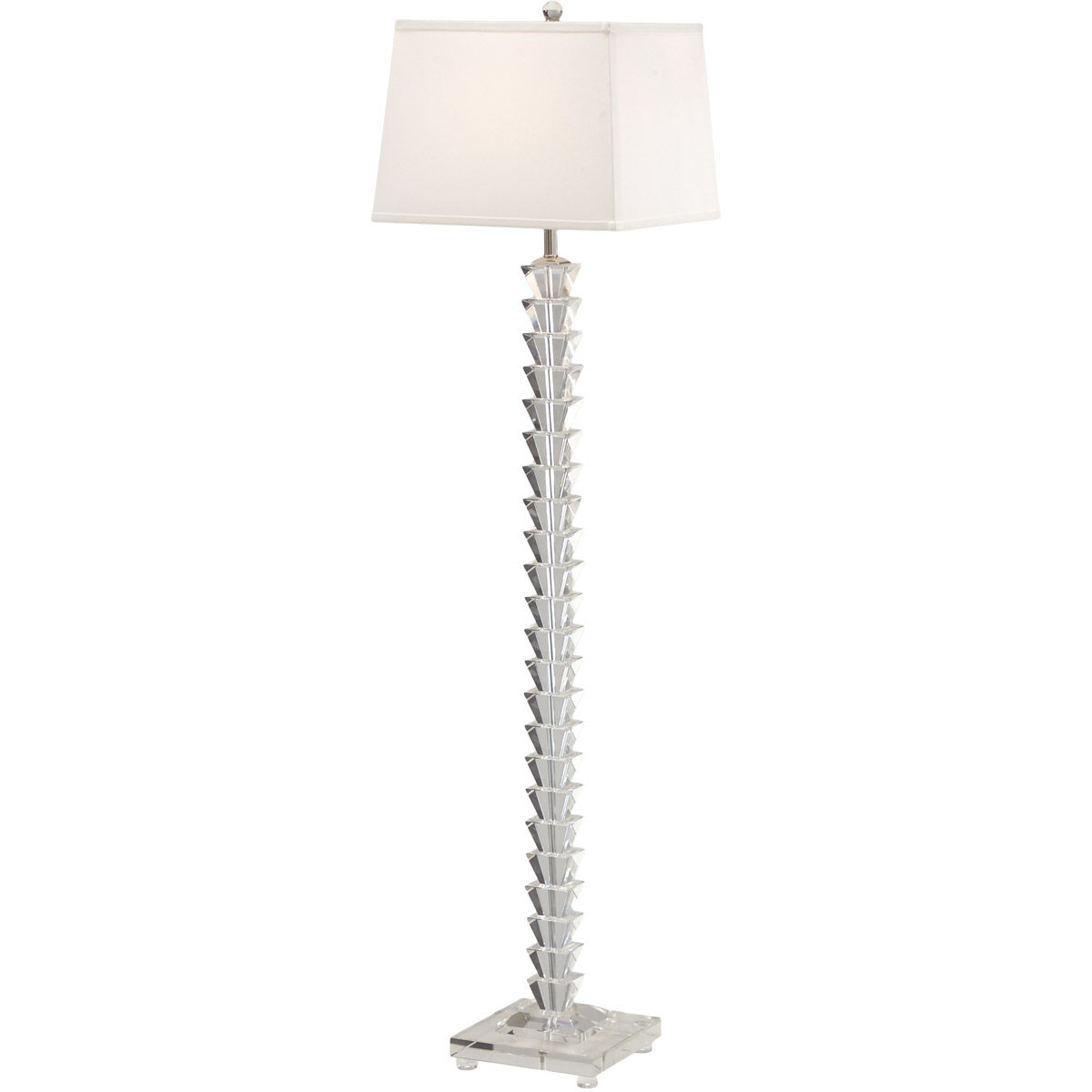 Wildwood 63 inch 100 watt Clear Floor Lamp Portable Light