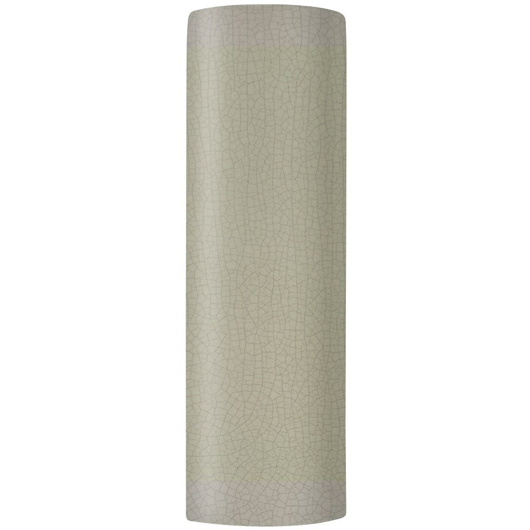 Ambiance LED 5.25 inch Celadon Green Crackle ADA Wall Sconce Wall Light