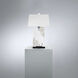 Forever Auroa 30.6 inch 7 watt Polished Chrome Table Lamp Portable Light