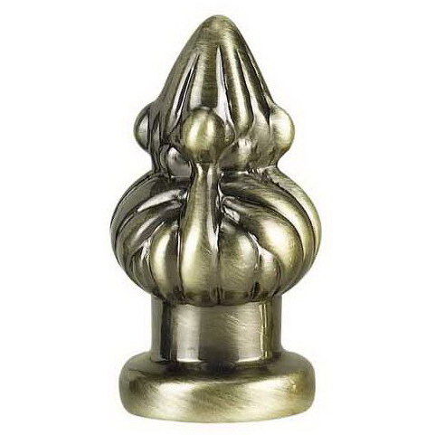 Emily Antique Brass Finial