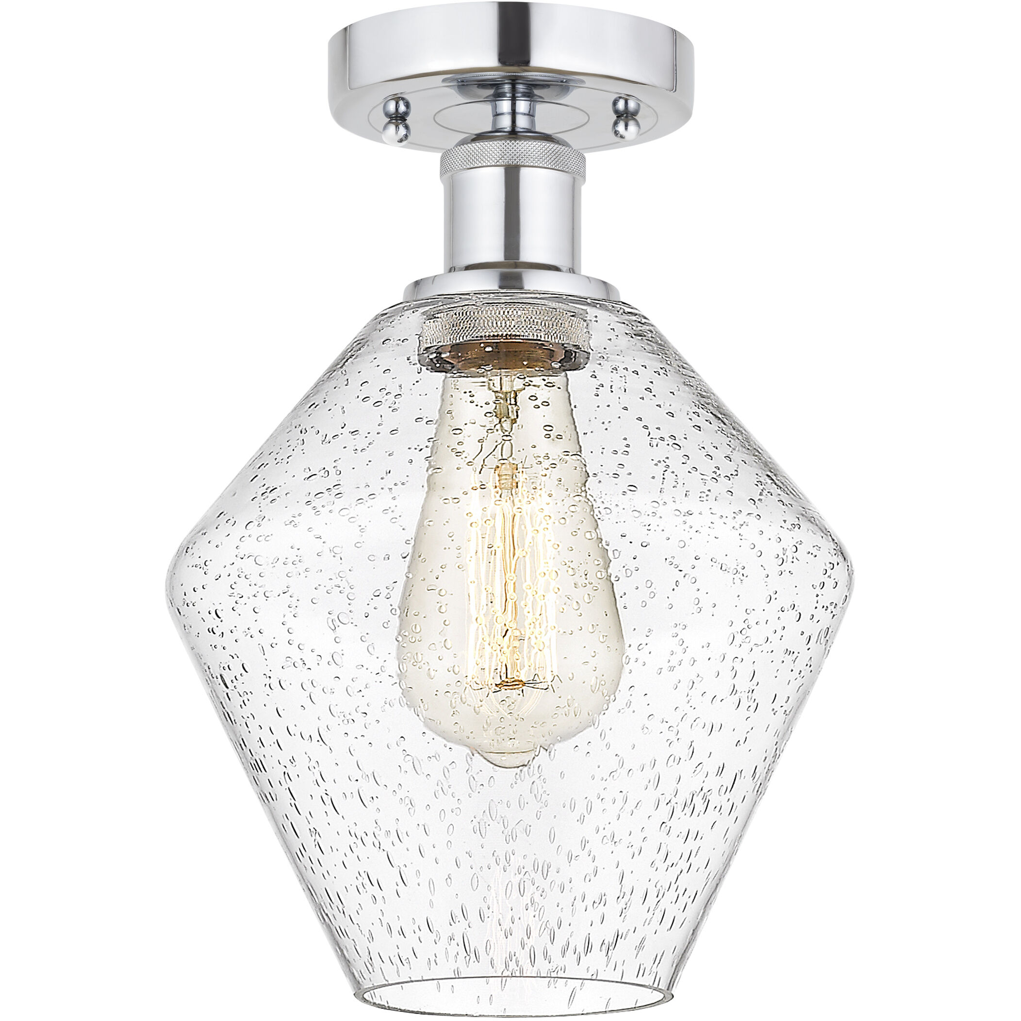 Edison Cindyrella 1 Light 8.00 inch Semi-Flush Mount