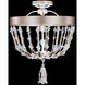 Bali LED 16 inch Antique Silver Semi-Flush Mount Ceiling Light, Schonbek Signature