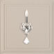 Century 1 Light 6 inch Polished Silver Wall Sconce Wall Light