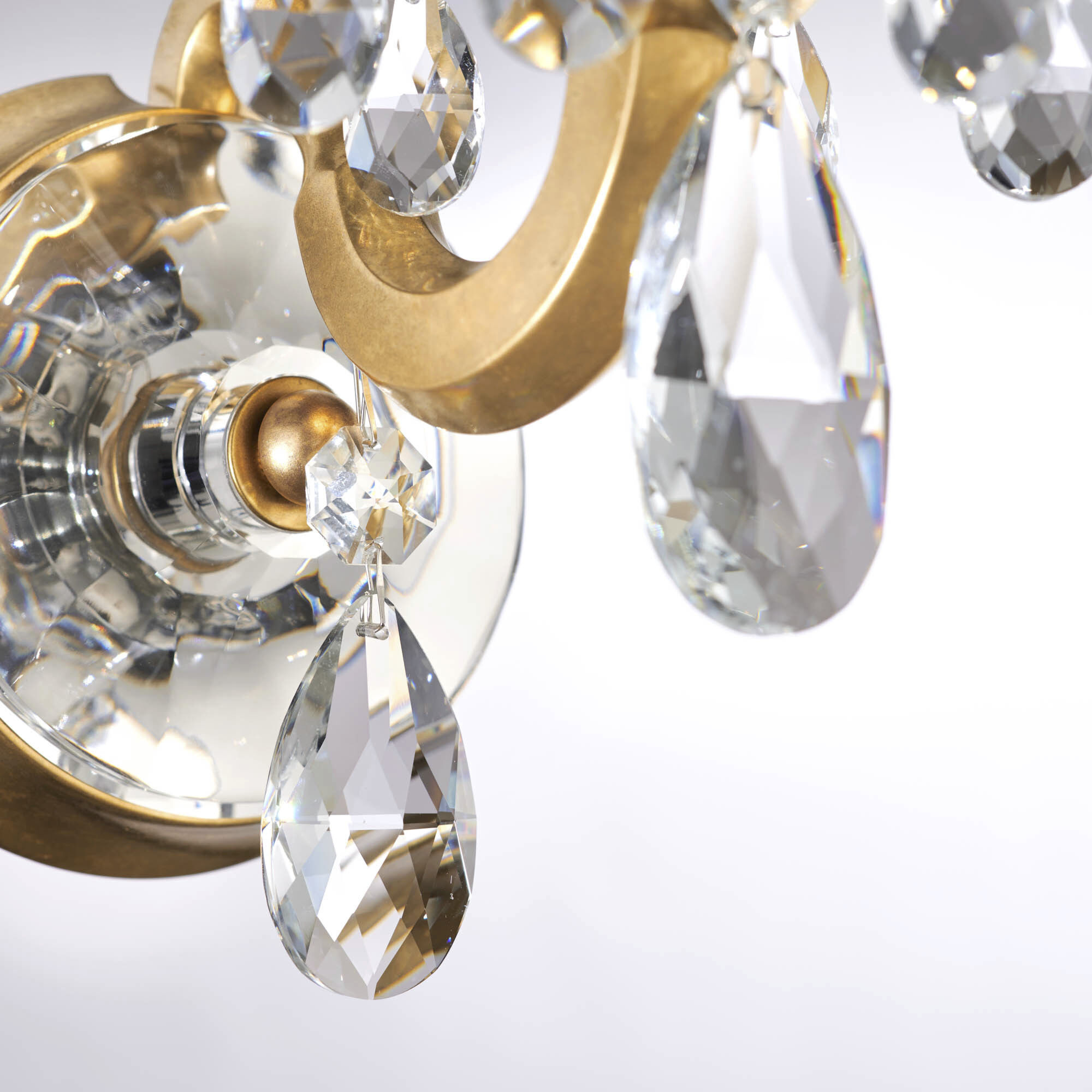 San Marco 1 Light 8 inch Heirloom Gold Wall Sconce Wall Light, Schonbek Signature