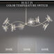 Forever Coquette LED 41.5 inch Antique Silver Linear Pendant Ceiling Light