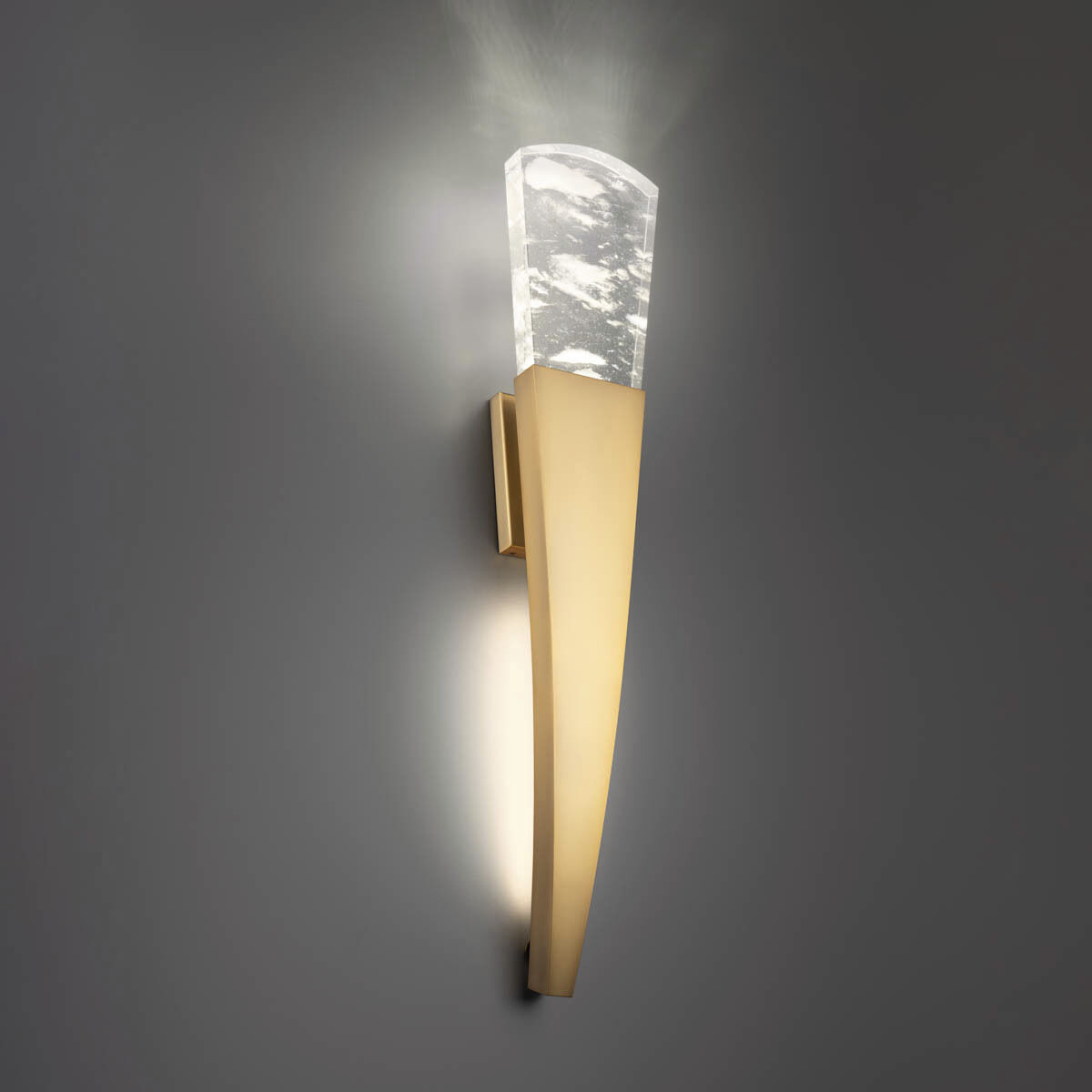 Embrace LED 6.5 inch Aged Brass Pendant Ceiling Light, Schonbek Signature