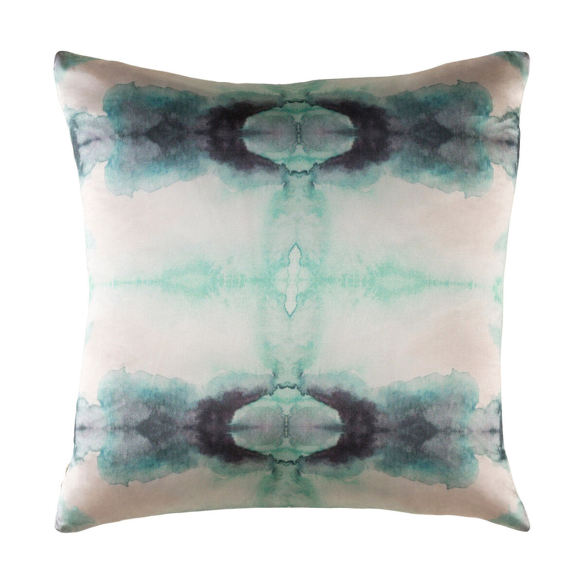 Kalos 20 X 20 inch White and Mint Pillow Cover