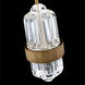 Beyond Silo LED 6 inch Aged Brass Mini Pendant Ceiling Light