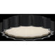 Signature Tarte LED 15.63 inch Black Flush Mount Ceiling Light