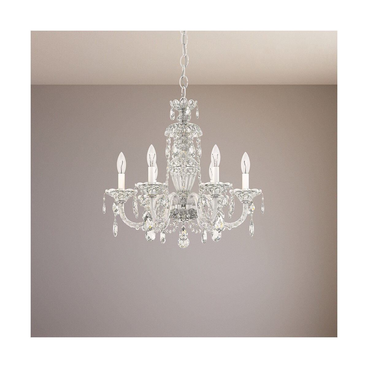 Sterling 6 Light 21 inch Aurelia Chandelier Ceiling Light in Heritage