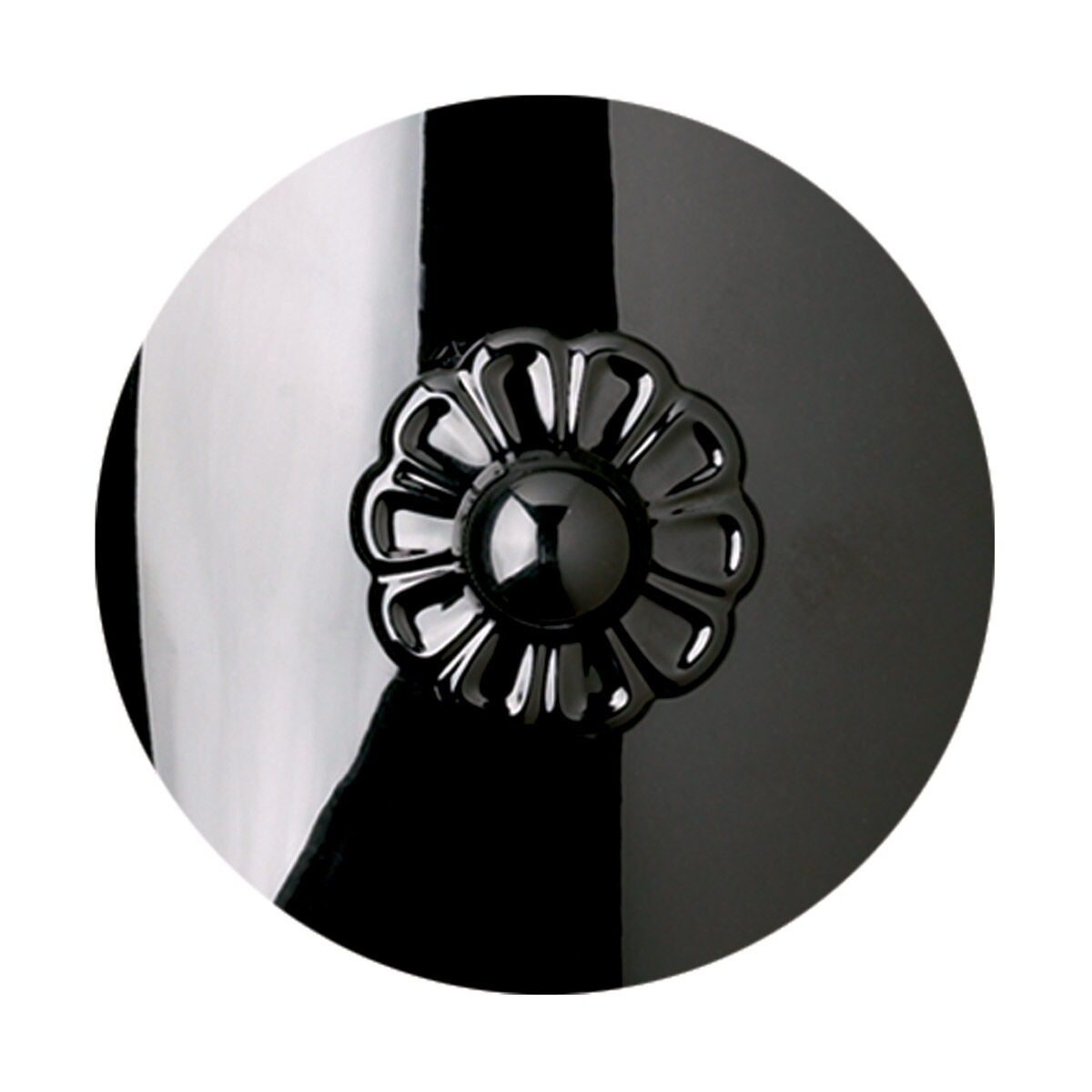 Hamilton Rock Crystal 7 Light 24 inch Jet Black Chandelier Ceiling Light in Rock Clear Jet