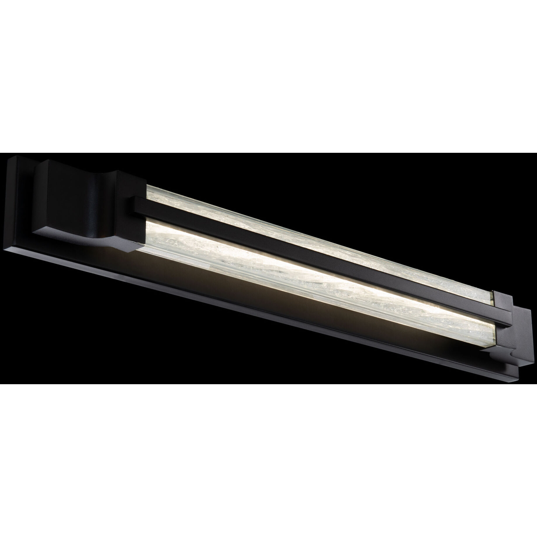 Aberdeen LED 38 inch Black Bath Vanity & Wall Light, Beyond