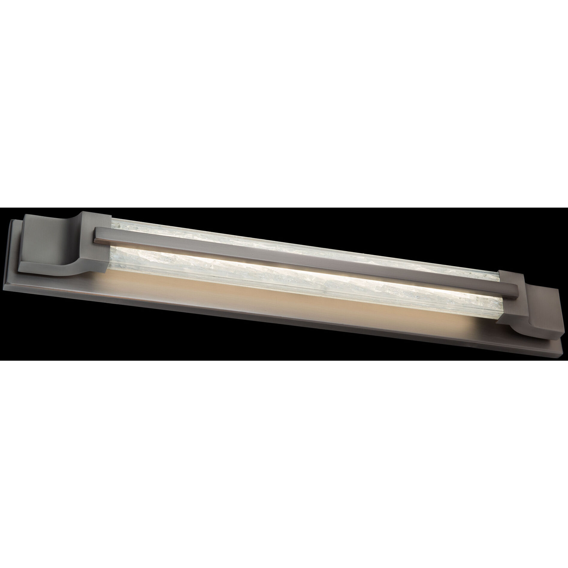 Aberdeen LED 38 inch Brushed Nickel Bath Vanity & Wall Light, Beyond