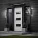 Beyond Cascade LED 18 inch Black Outdoor Wall Light, Beyond