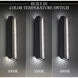 Beyond Cascade LED 24 inch Black Outdoor Wall Light, Beyond