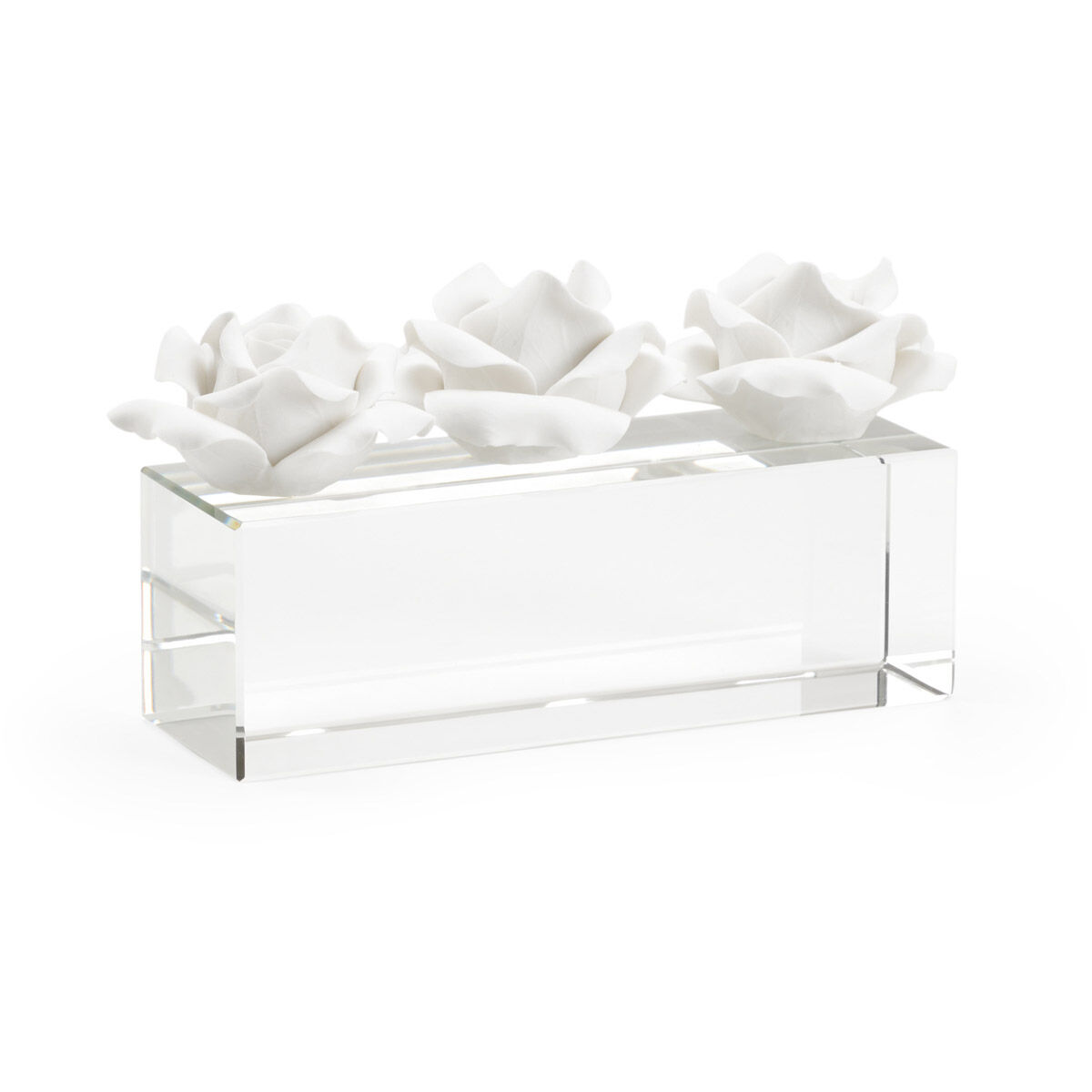 Claire Bell Clear/Matte White Decorative Object