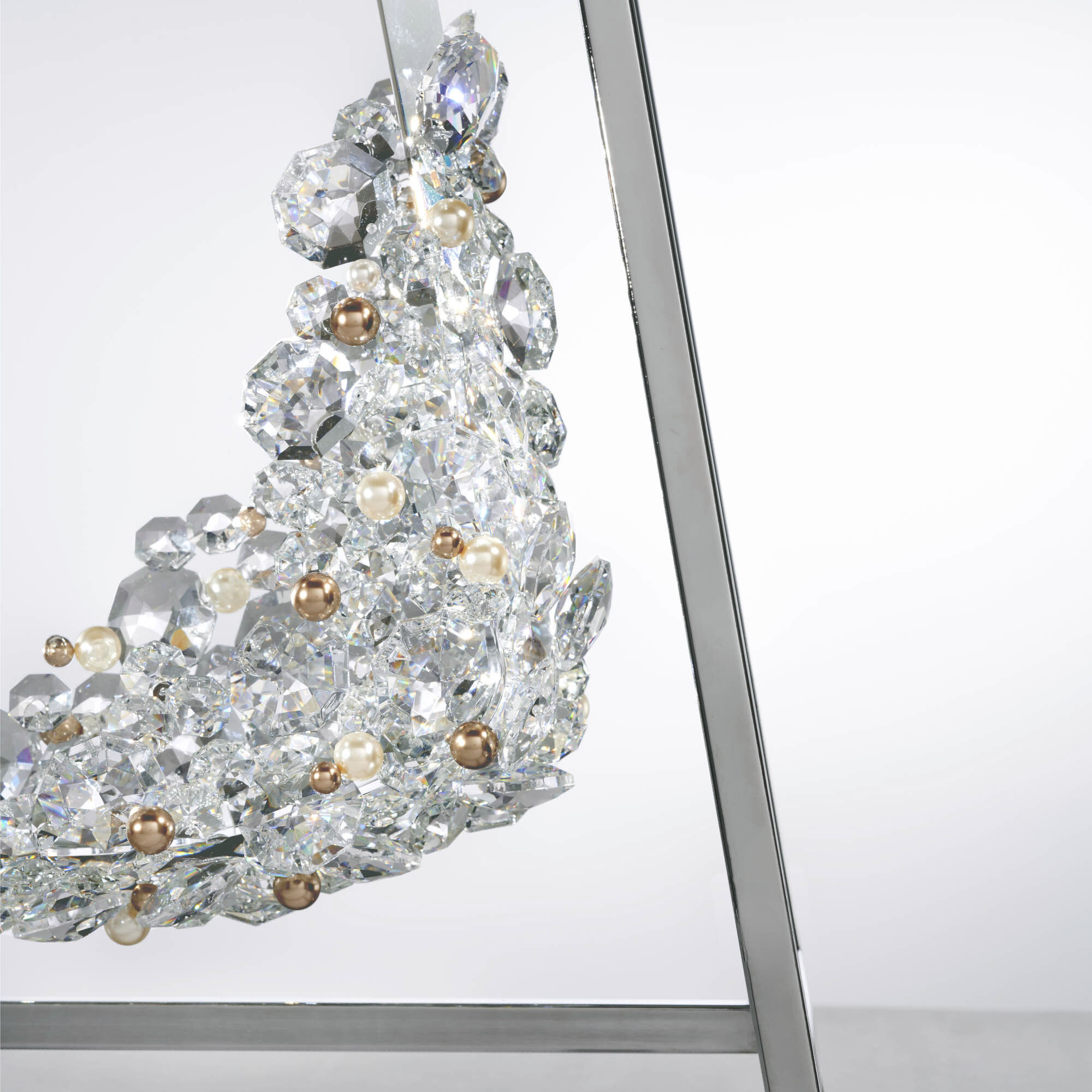 Forever Flora 31.6 inch 7.00 watt Polished Chrome Table Lamp Portable Light in Gold Rope, Gold Rope