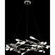 Signature Secret Garden LED 35.4 inch Antique Silver Chandelier Ceiling Light, Schonbek Signature