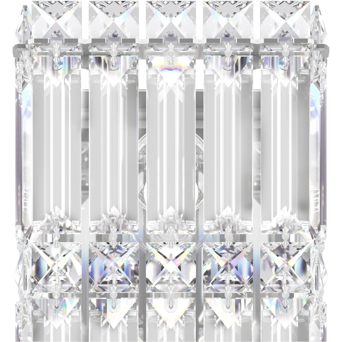 Quantum LED 4.5 inch Stainless Steel Wall Sconce Wall Light in Swarovski