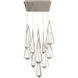 Beyond Devotion LED 20 inch Satin Nickel Multi-Light Pendant Ceiling Light