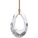 Forever Trinity LED 3.5 inch Polished Chrome Pendant Ceiling Light in Gold Rope, Gold Rope